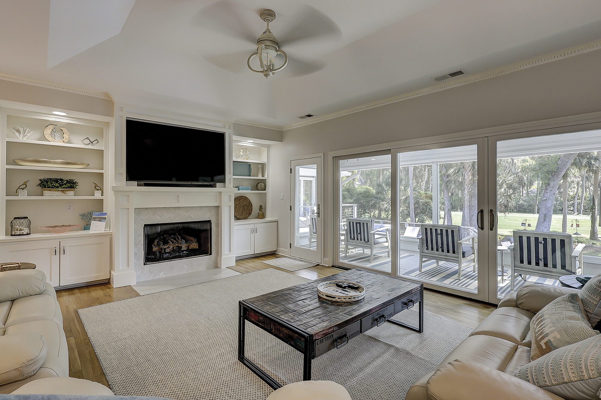 Living Room View to Deck View