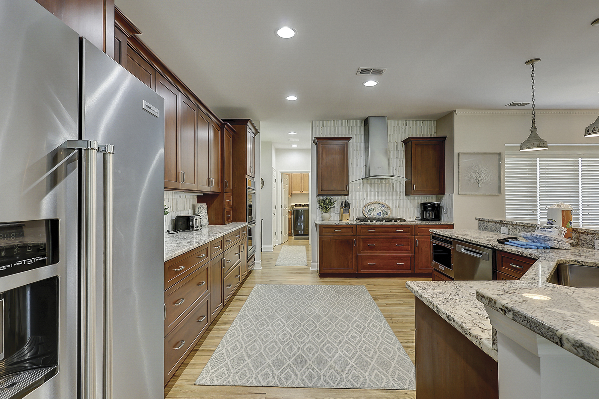 Kitchen to Laundry Room View
