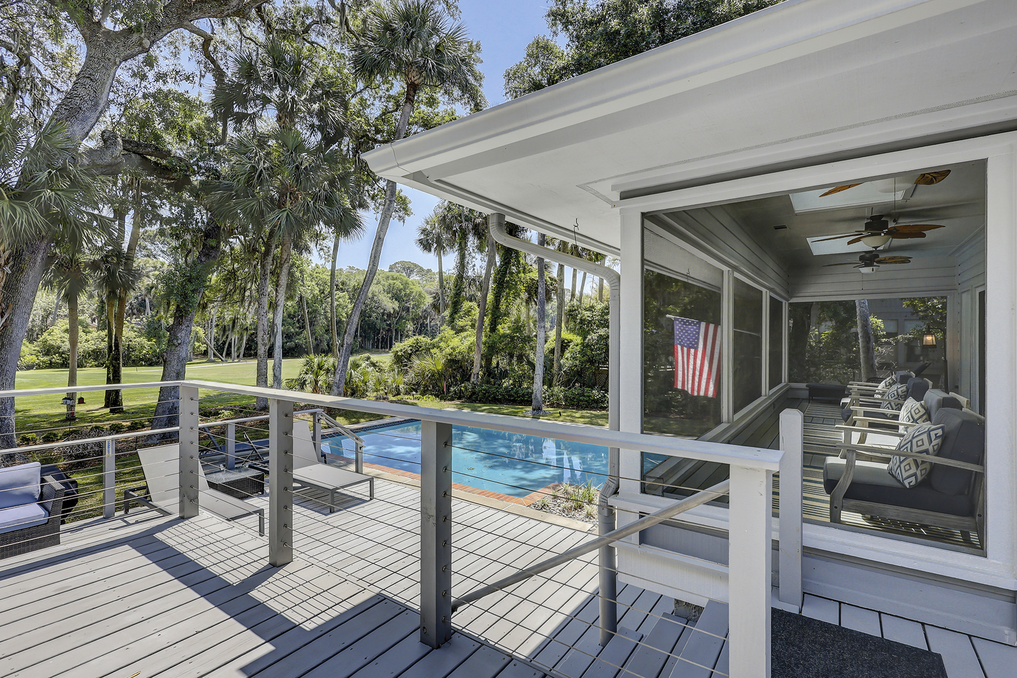 Outdoor Pool Area