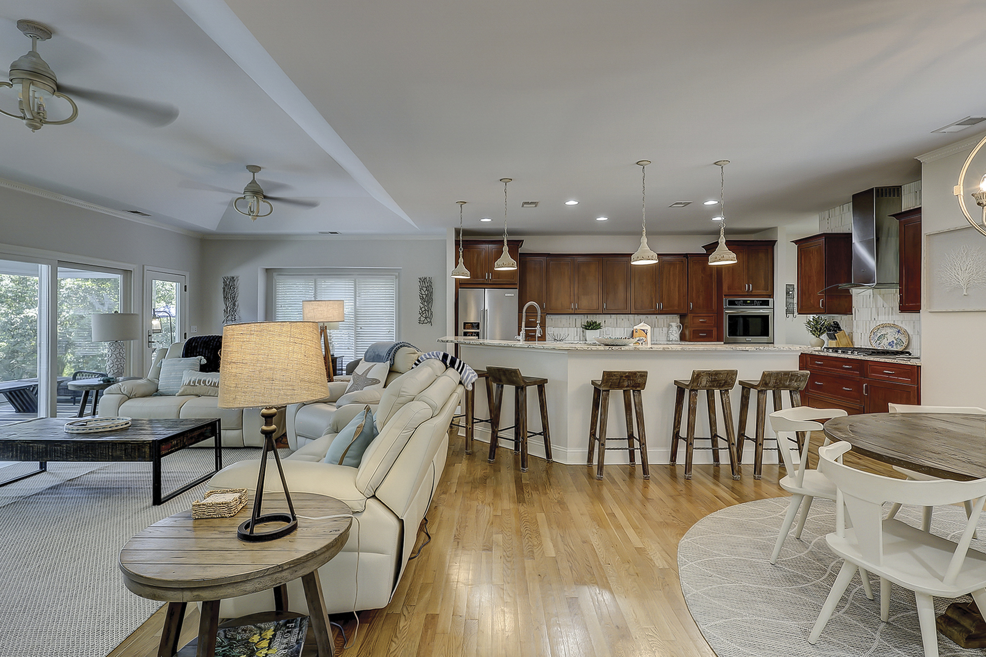 Kitchen and Living Room