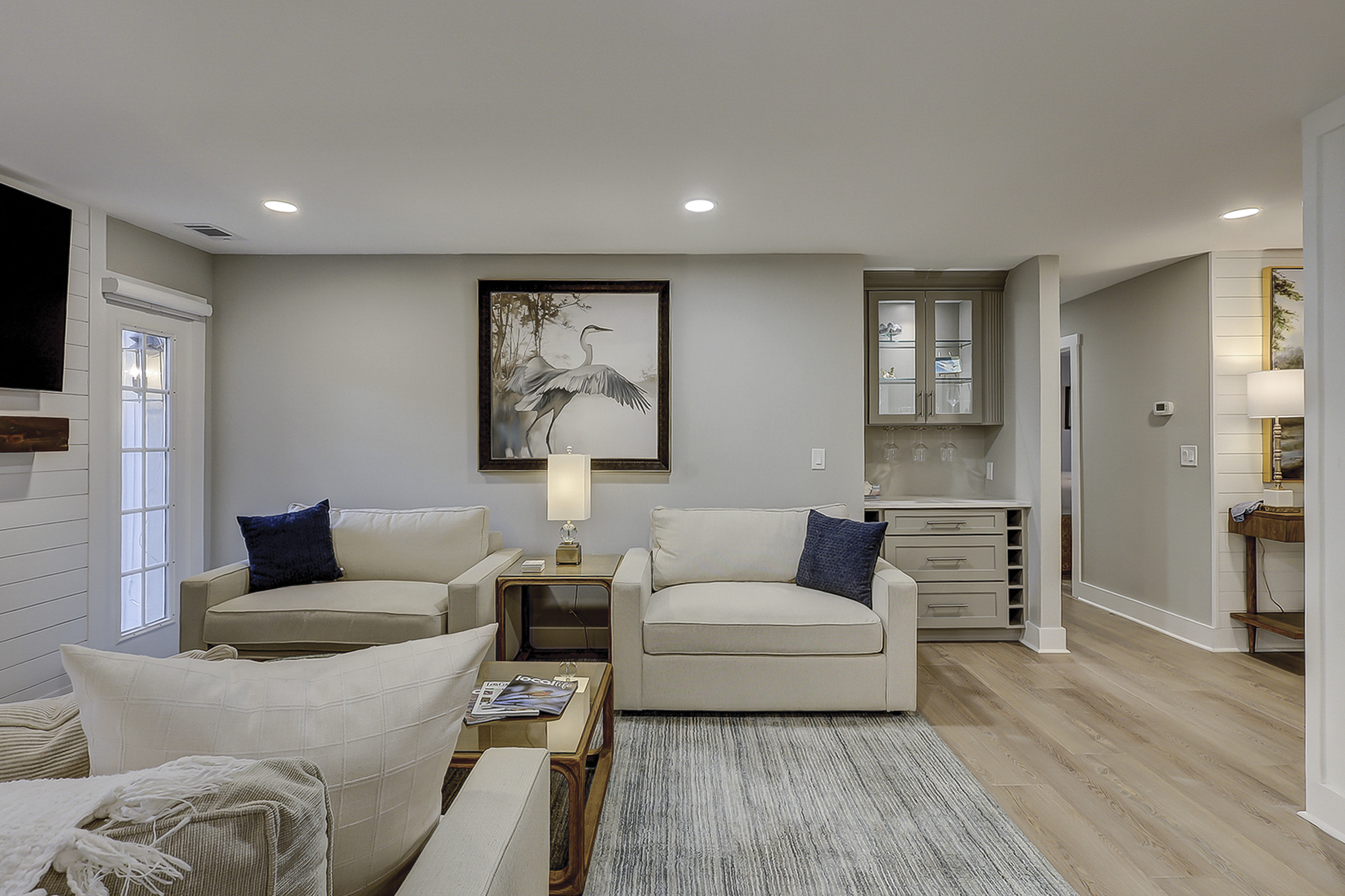 Living Room - Two Chairs Fold Out into Sofa Beds