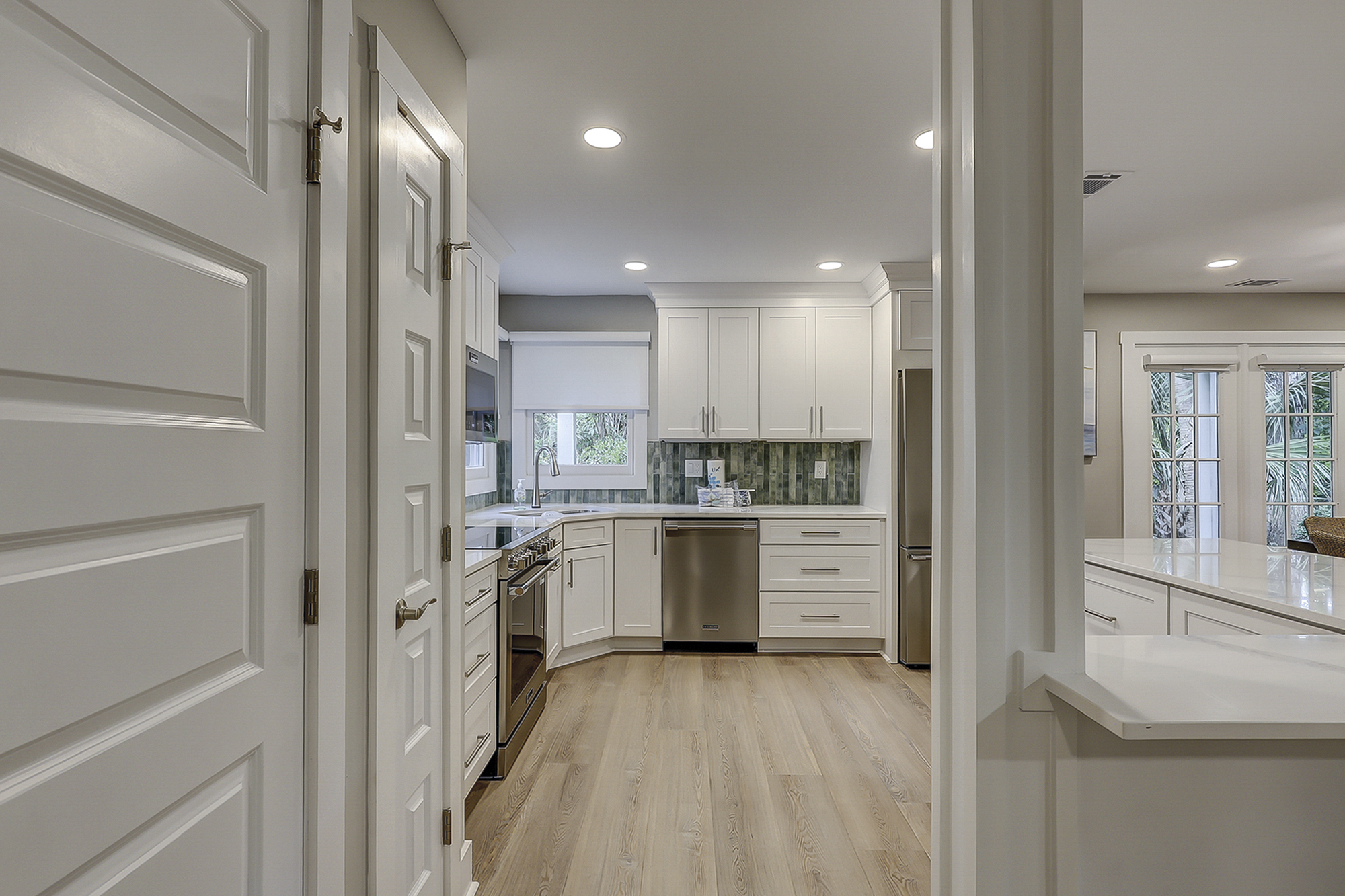 Walkway to Open Floor Plan Kitchen