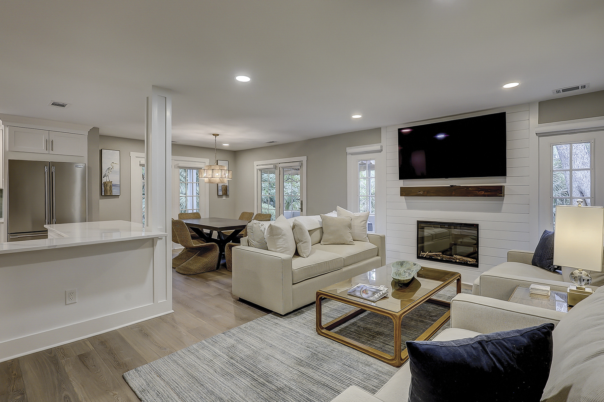 Living Room and Kitchen View