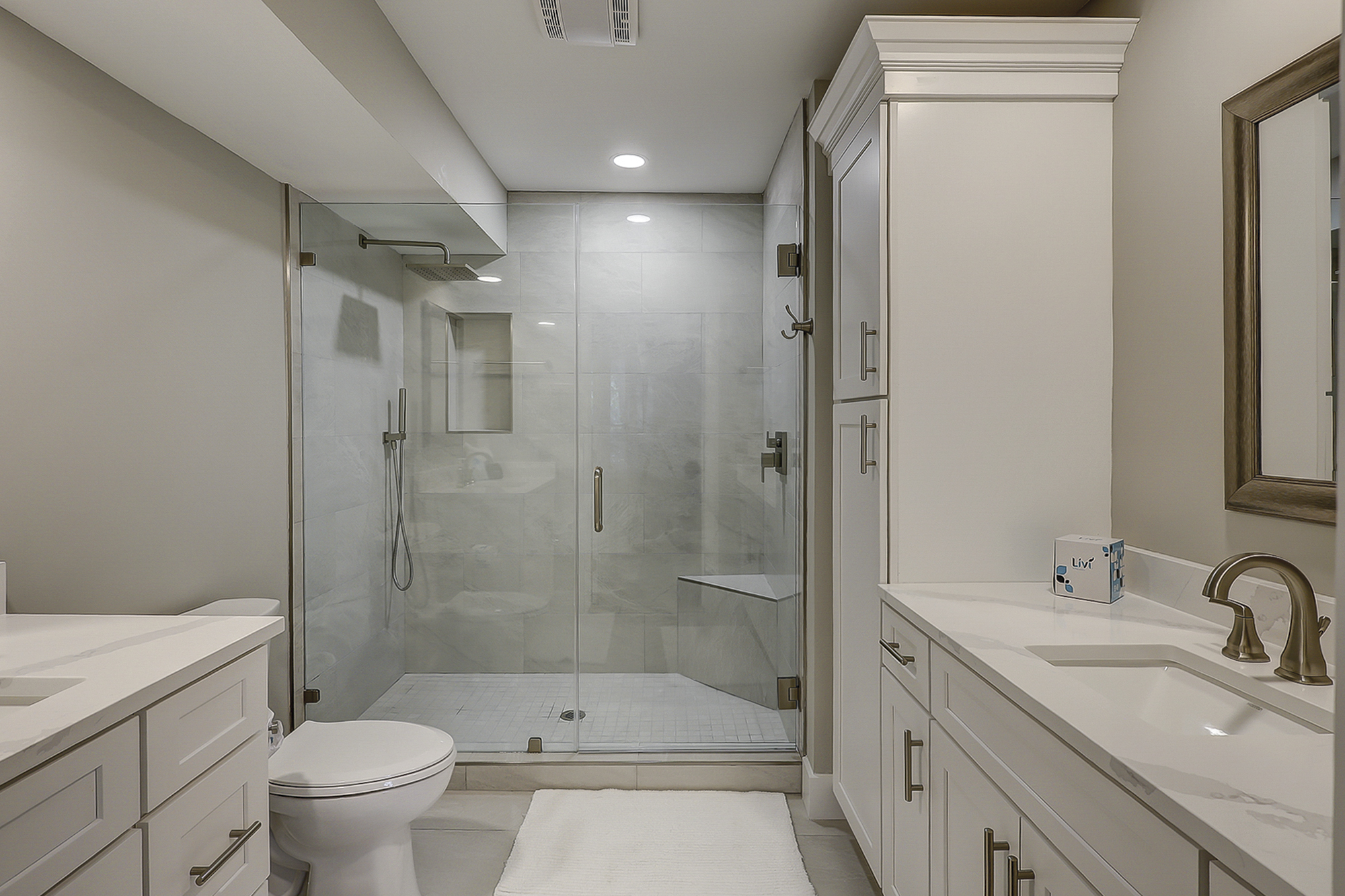 Primary Bathroom - Stand Shower with Rainfall Shower Head