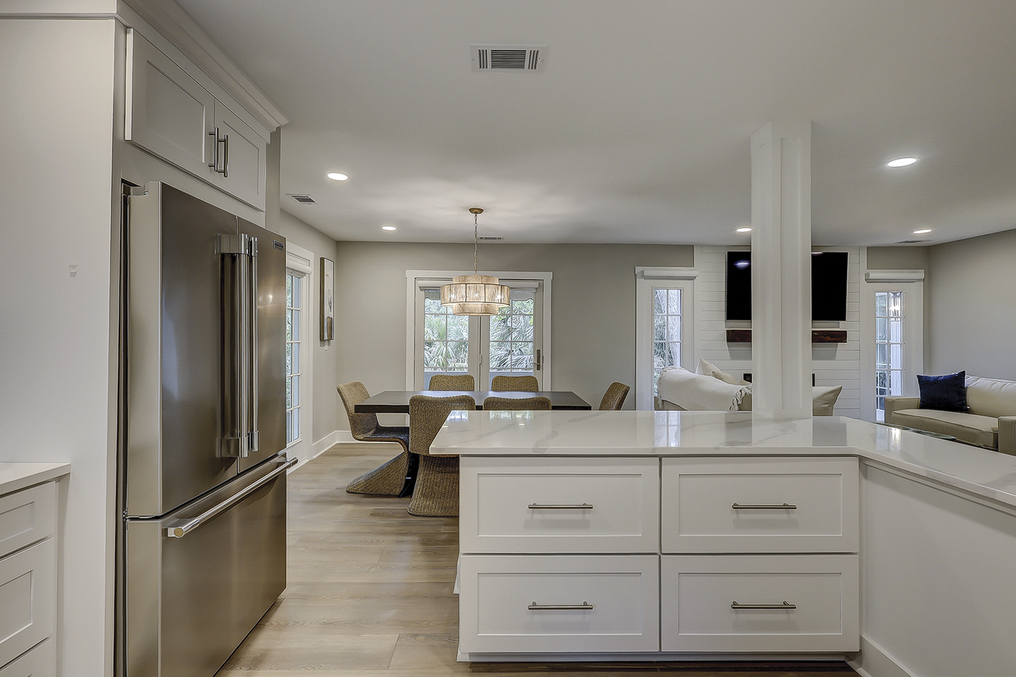 Kitchen with Adjacent Dining Area View