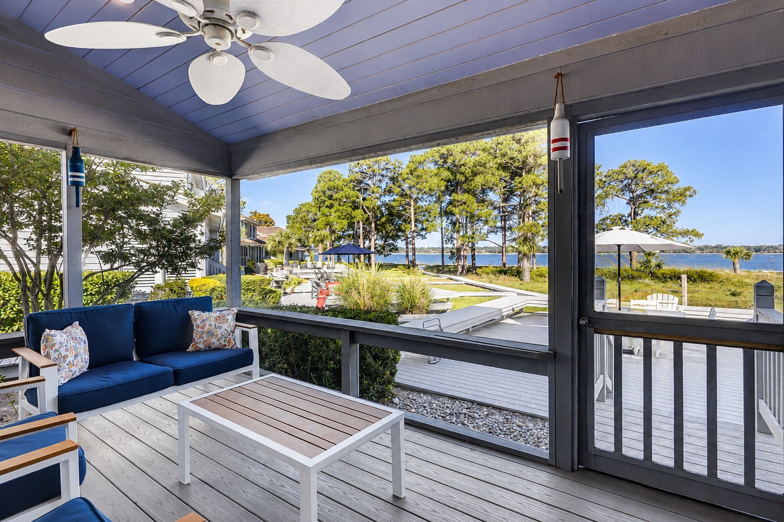Screened Porch Off the Living Area