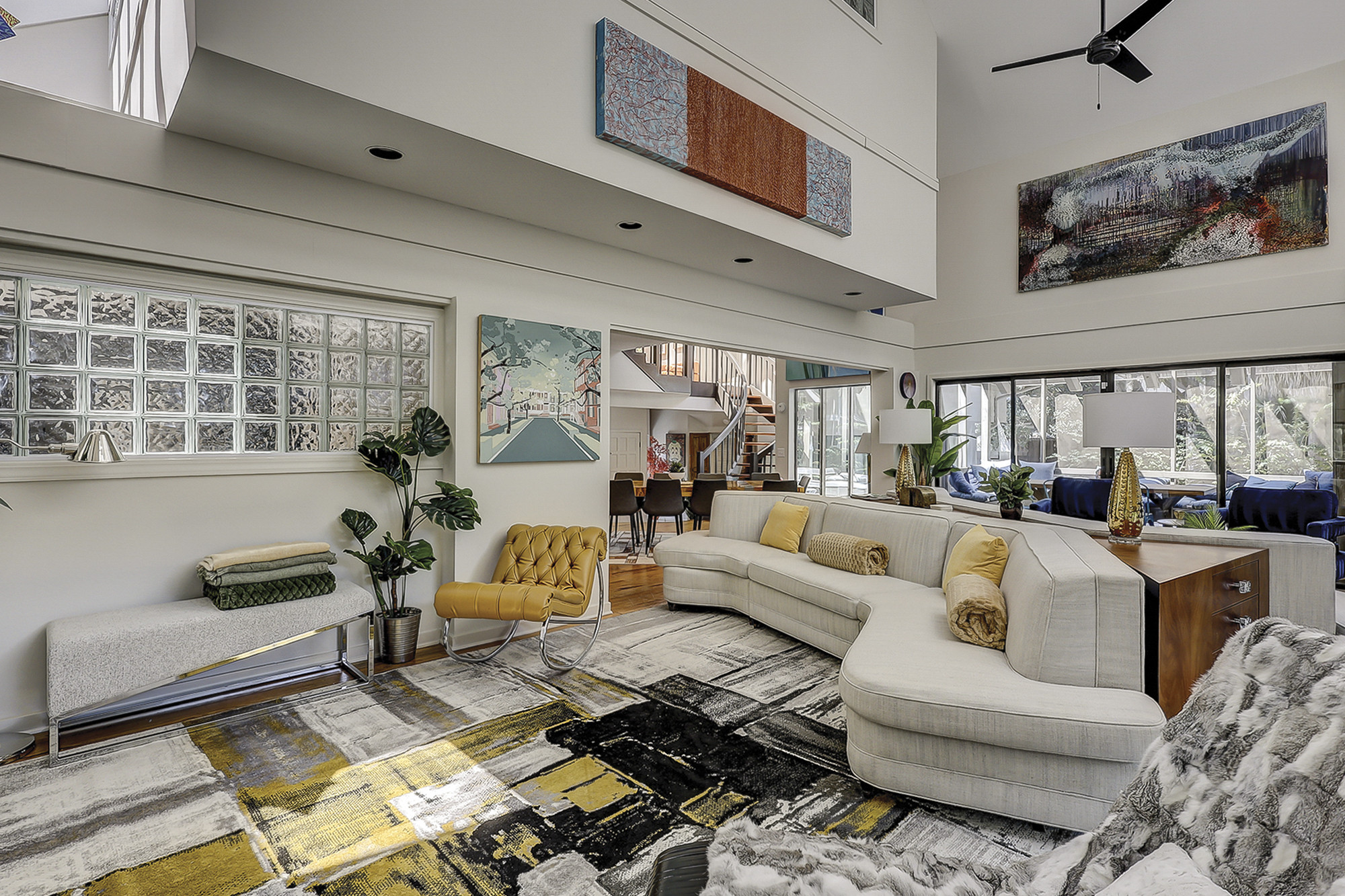 Double Living Room Layout