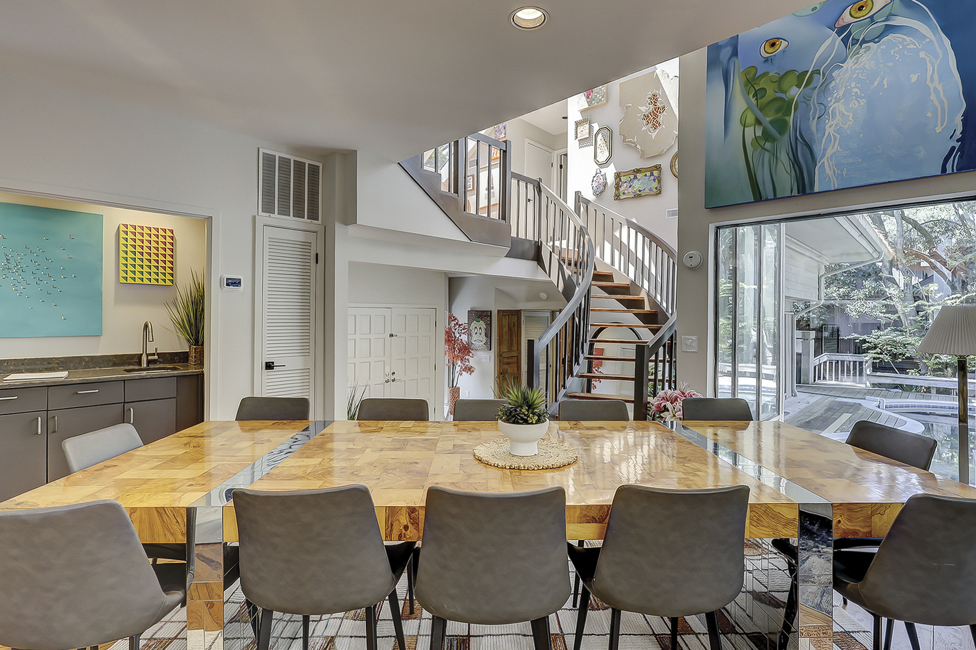 Dining Area to Stairway View