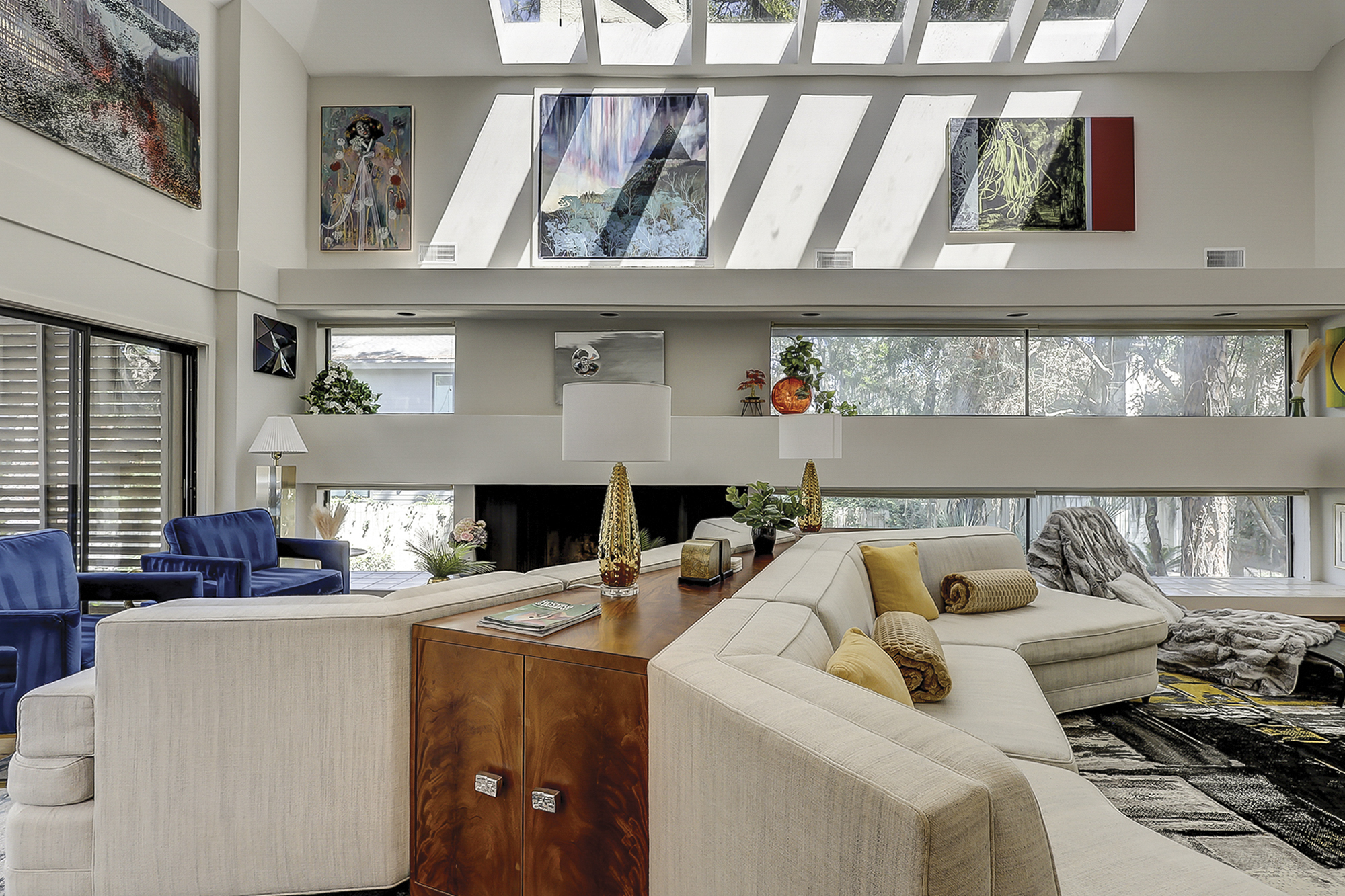 Double Living Room Layout