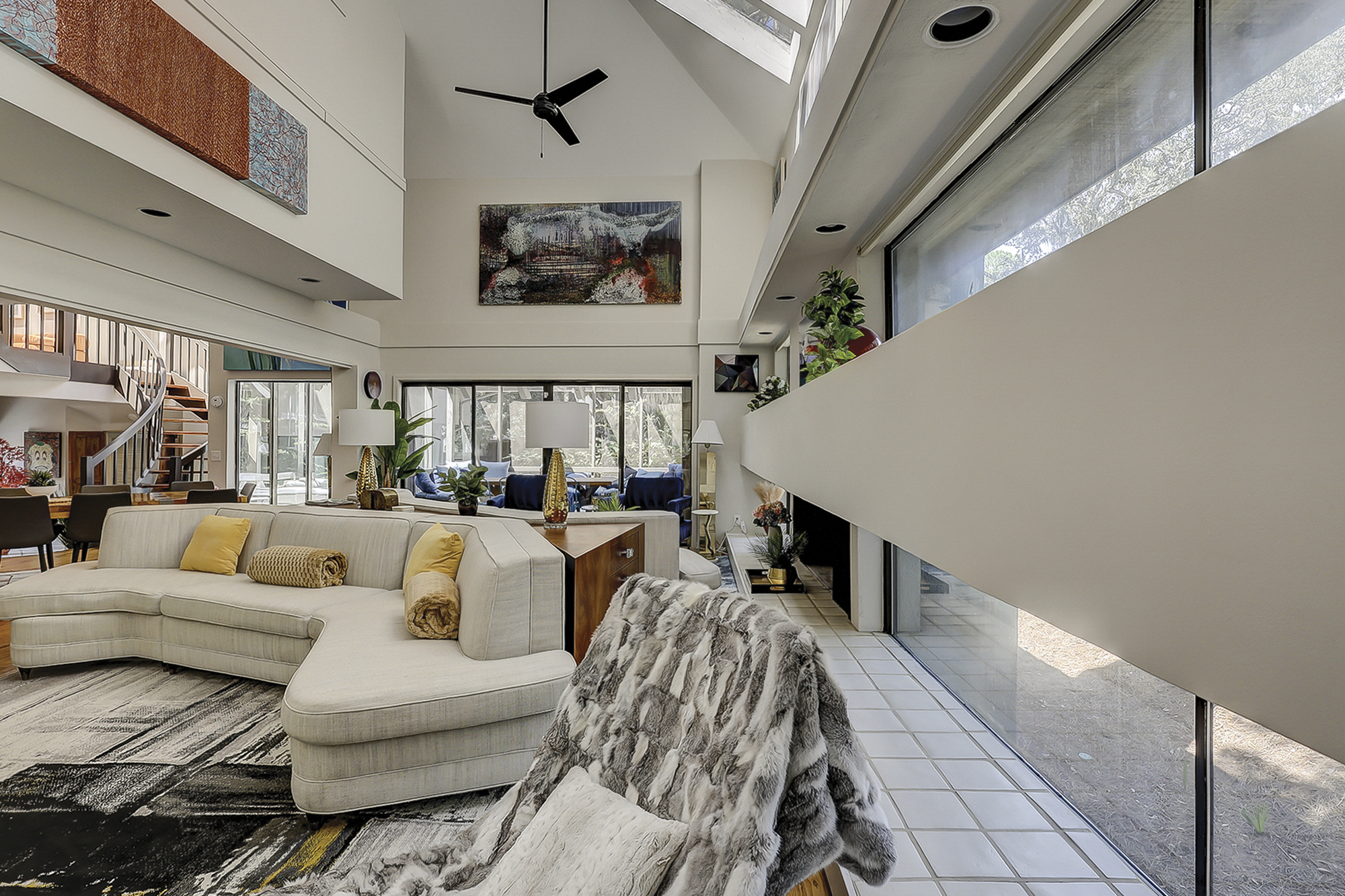 Double Living Room Layout