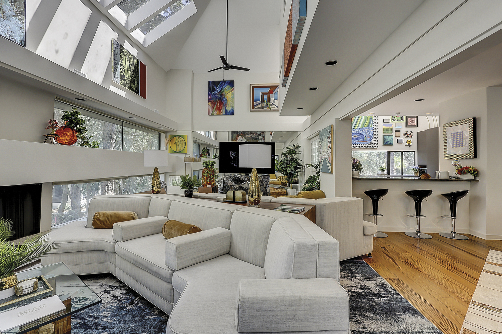 Double Living Room Layout