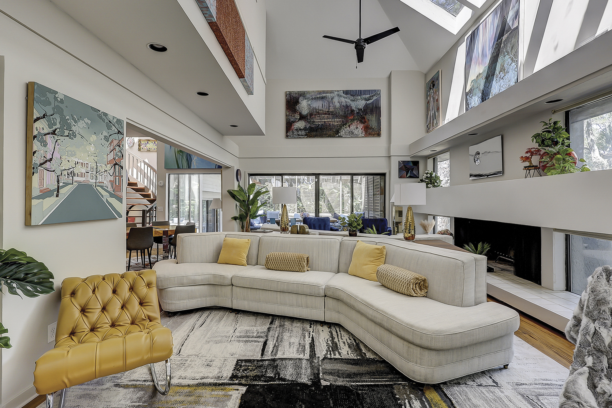 Double Living Room Layout