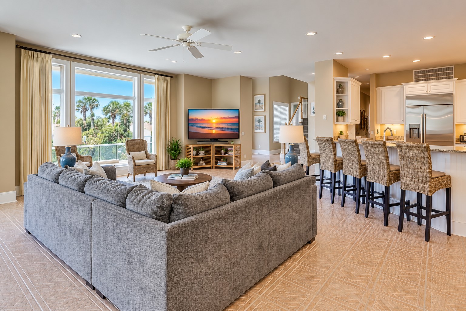 8 Curlew - Living area