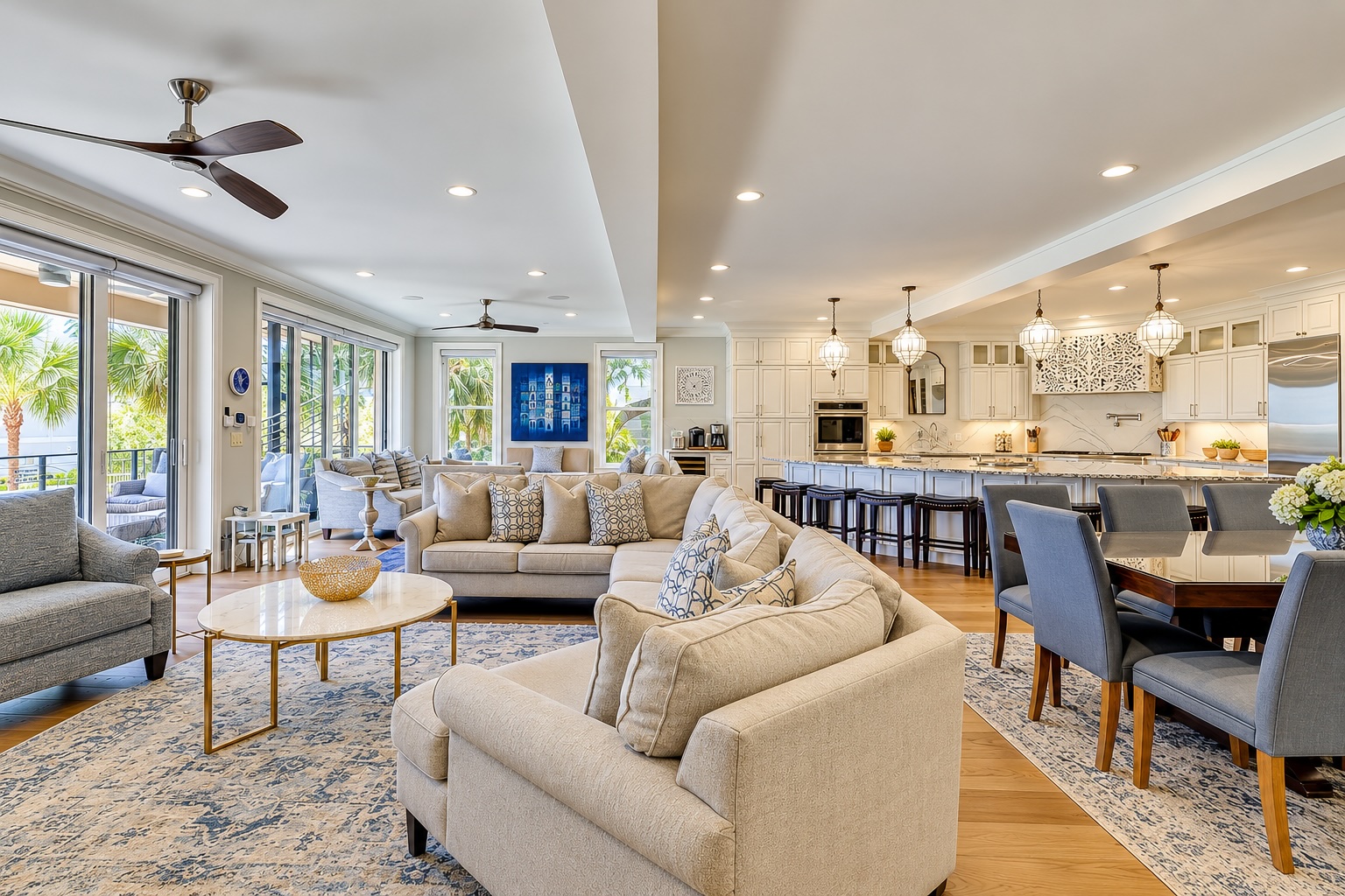 Main Living Room and Kitchen