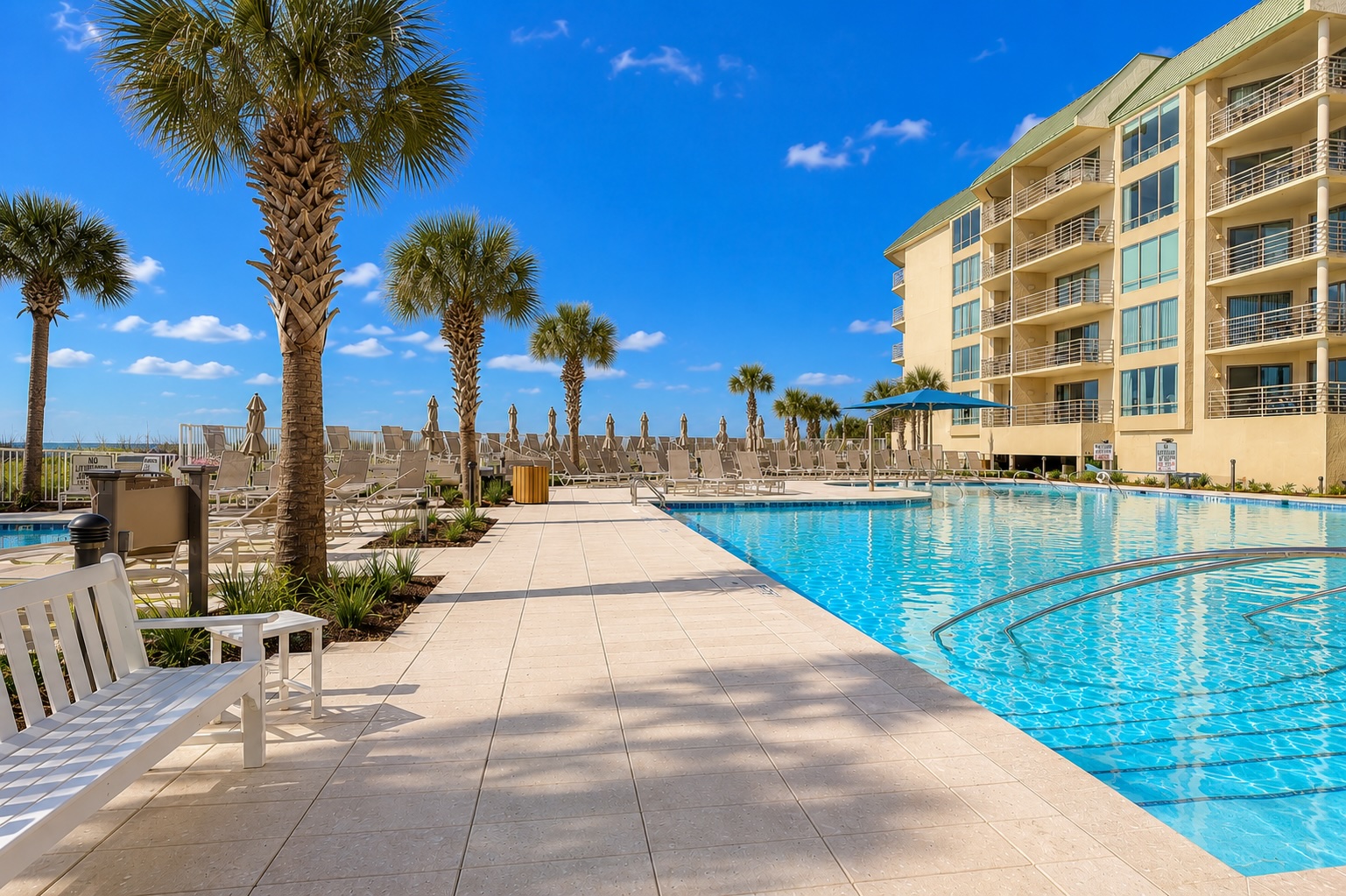 Villamare Family Pool Area