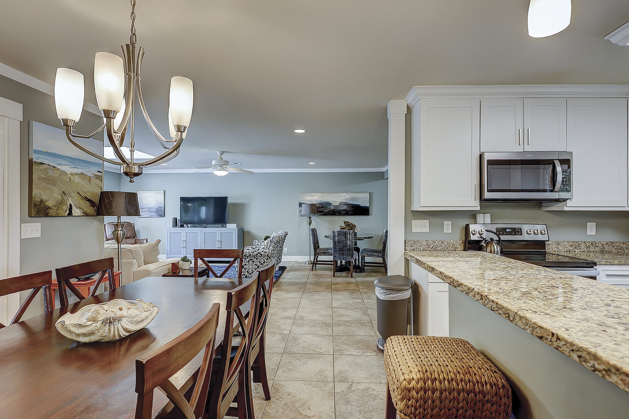 Dining Area and Kitchen Area