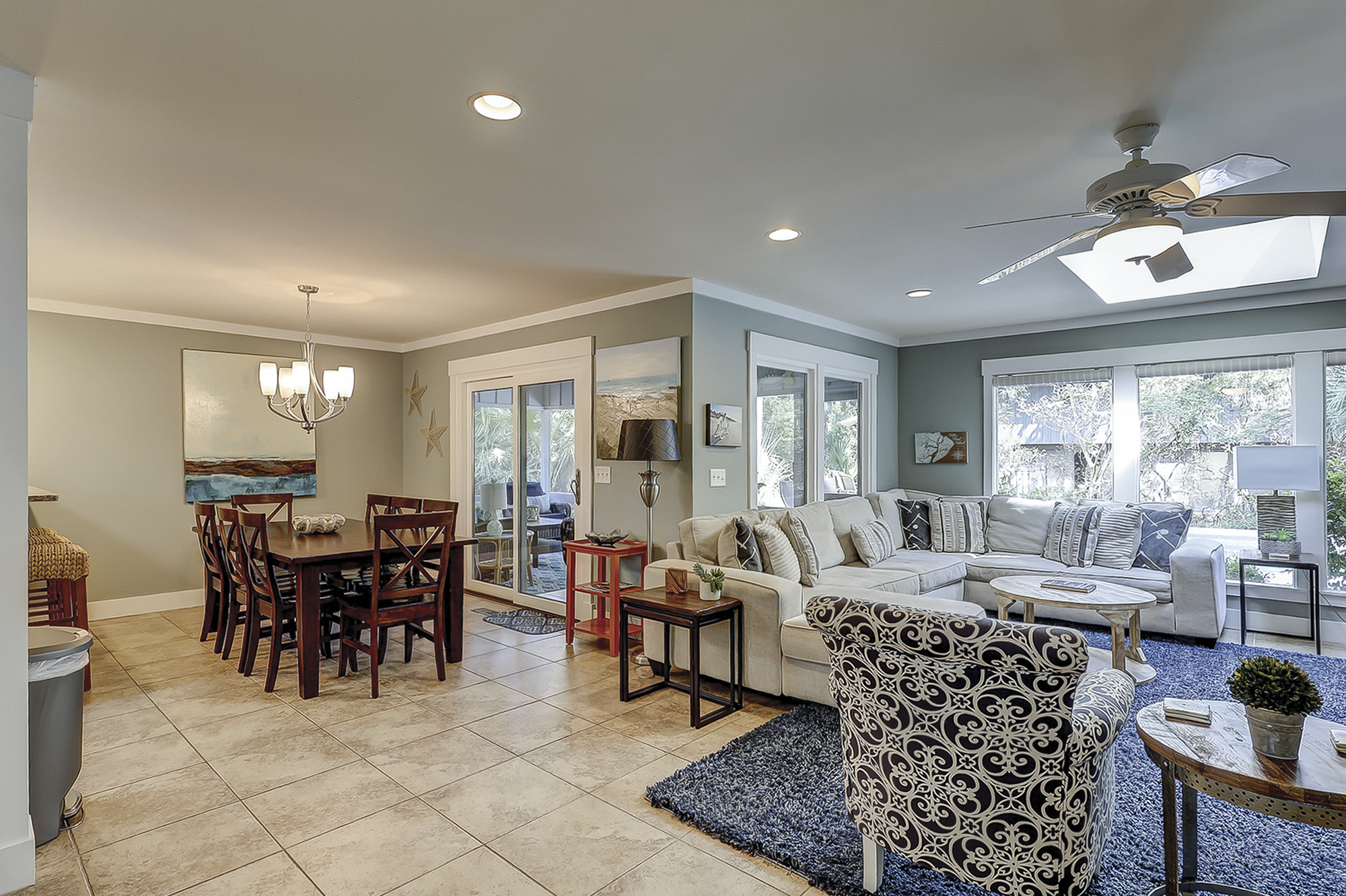 Dining Area and Living Room