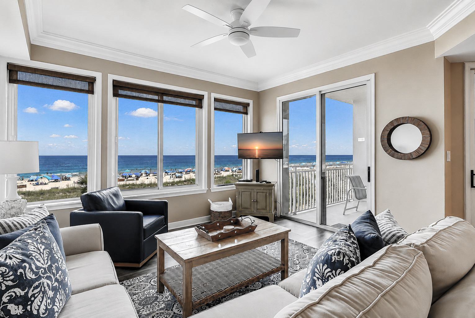 Living Area - 3304 SeaCrest - The Vacation Company