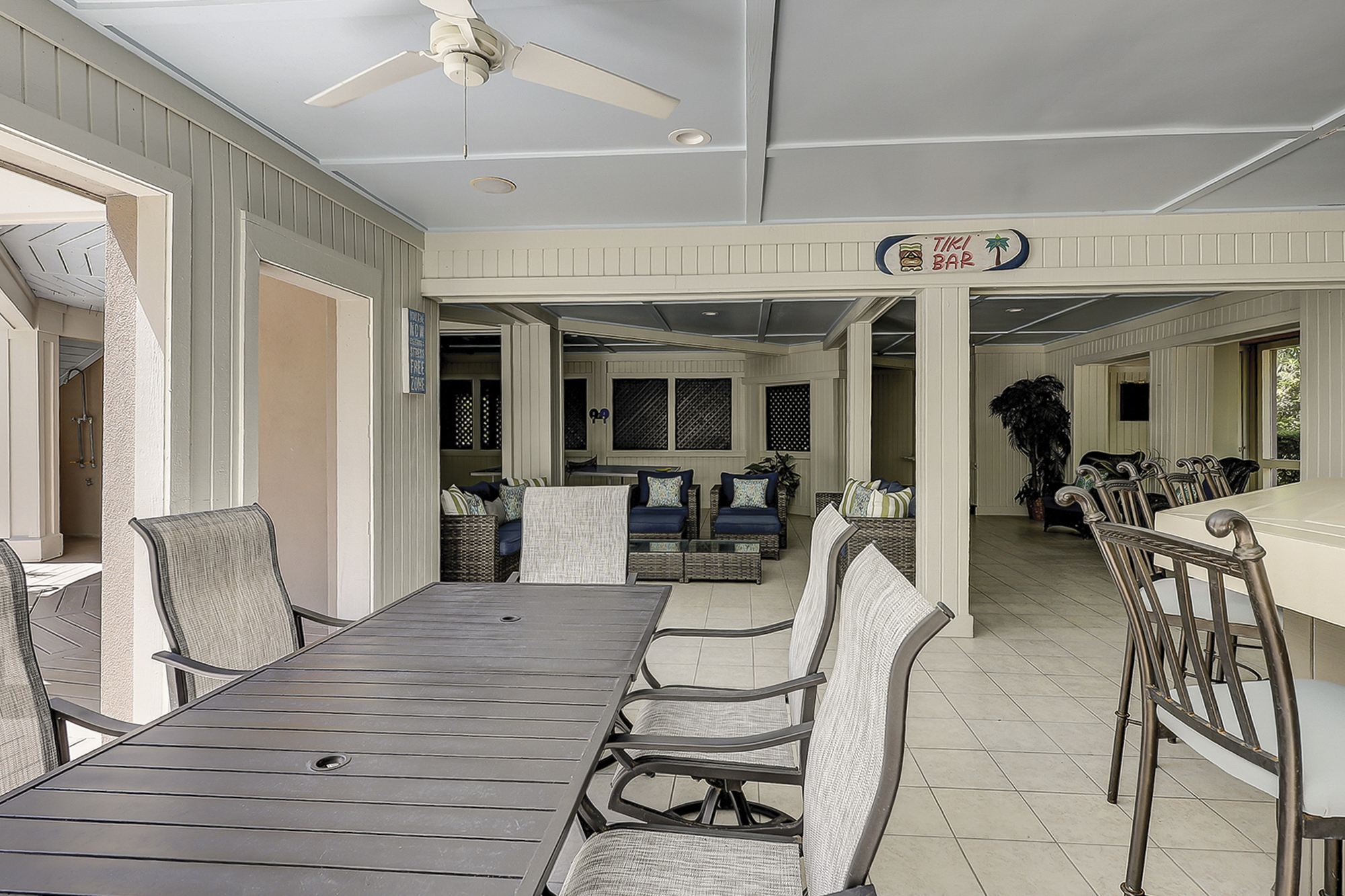 Covered Outdoor Dining Area