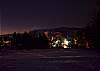 Clear night view from back porch on a very cold December night