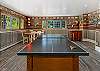 Huge game room with ping pong, upstairs 2nd level