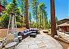 amazing back yard with BBQ and hot tub