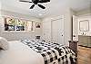 Bedroom 2, king bed, with jack and jill bathroom 