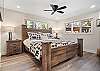 Bedroom 2, king bed, with jack and jill bathroom 