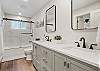 Jack and Jill bathroom shared with BR 2 and the hallway