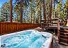 relaxing hot tub