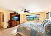 master bedroom on top floor, king and private bathroom 