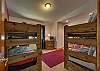 Bedroom 5, 2 bunk beds with twins