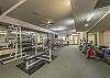 Fitness Center-
Offers a variety of equipment as well as male and female locker rooms.