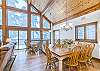 Dining area. Lots of windows and natural light.