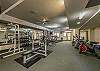 Fitness Center-
Offers a variety of fitness equipment as well as male and female locker rooms.