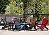 Amenity deck with large fire pit and seating around (perfect place to do some S'Mores)
