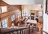 Open Floor Plan-
Living area, dining area, and kitchen all flow together nicely with the open floor plan.