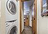 Laundry-
Full size washer and dryer located in the laundry closet on the lower level.