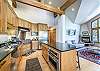 Kitchen-
Nicely located between the living area and the dining area. 