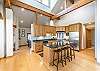 Kitchen-
Stainless steel appliances. 