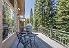 Deck-
Offers patio style seating and grill for your convenience.
