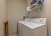 Laundry Room-
Located on the lower level of the home with full size washer and dryer for your convenience. 
**Guest must provide their own laundry soaps etc.