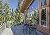 Deck-
Accessed through the living area.