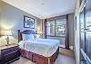 Master Bedroom-
Queen bed, flat screen TV in the armoire, and closet space. 

This property uses the Triple Sheet Method where we use two sheets to encase the comforter.  This sheet-made duvet cover gets washed between each and every guest to provide an extra clean sleeping experience.  