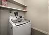 Laundry room located off the garage. Complete with full size washer and dryer. 
**Guests provide their own detergents, dryer sheets, etc.