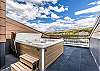 Roof Top Deck also offers a private hot tub with breathtaking views of the Continental Divide