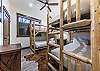 3rd bedroom w/2 twin sized bunk rooms (hall way bathroom)