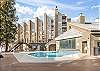 Amenity deck with heated pool & hot tub