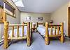 Offers 2 twin size beds.

This property uses the Triple Sheet Method where we use two sheets to encase the comforter.  This sheet-made duvet cover gets washed between each and every guest to provide an extra clean sleeping experience. 