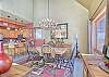 Dining Area-
Large wood dining table with seating for 7.